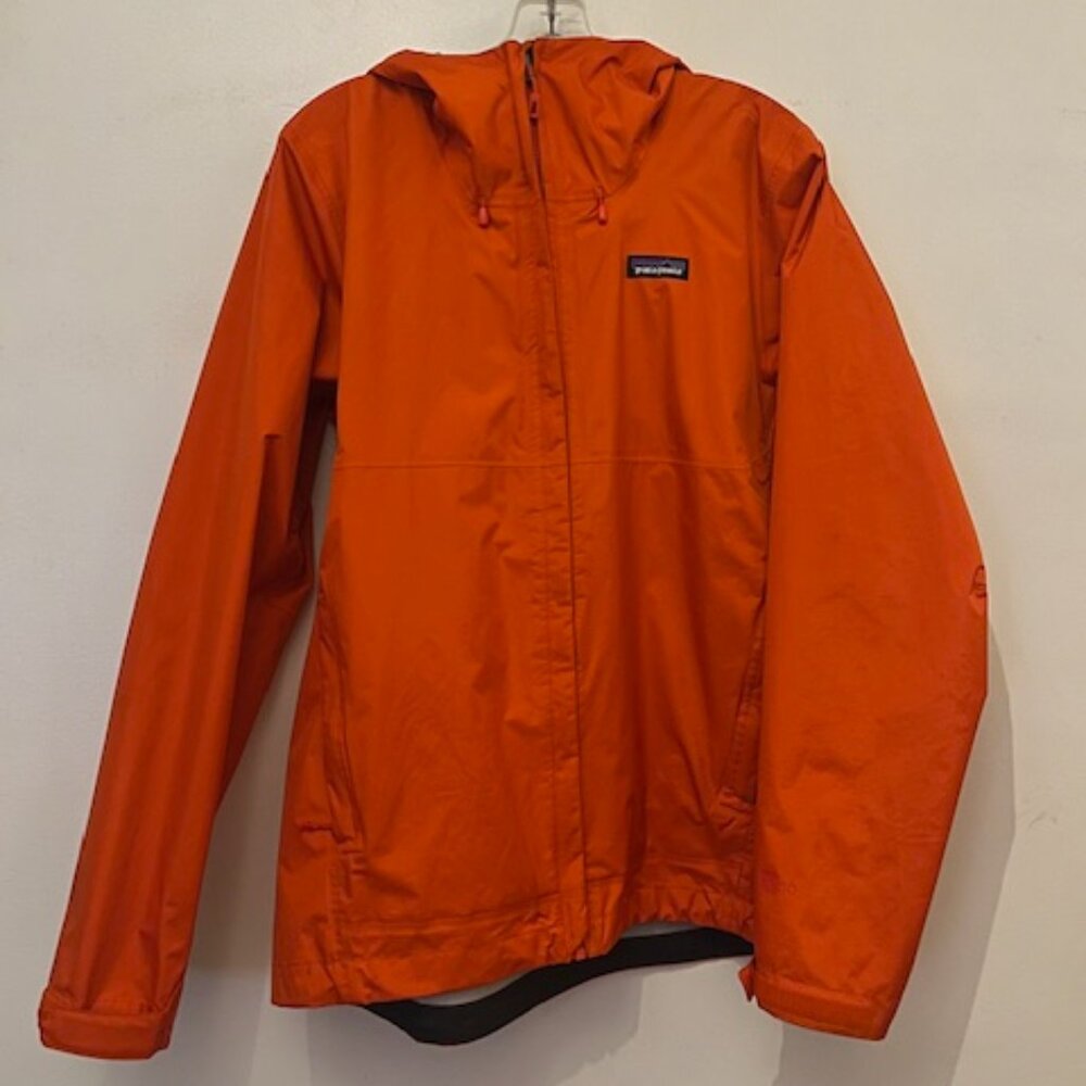 Men's Patagonia Torrentshell 3L Rain Jacket in Orange - Size Small